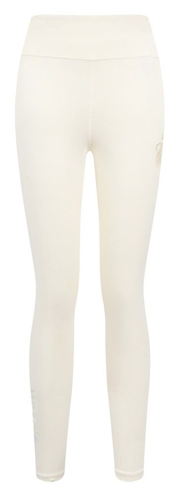 Pro Standard Women's Miami Heat Off White Neutral Jersey Leggings product image