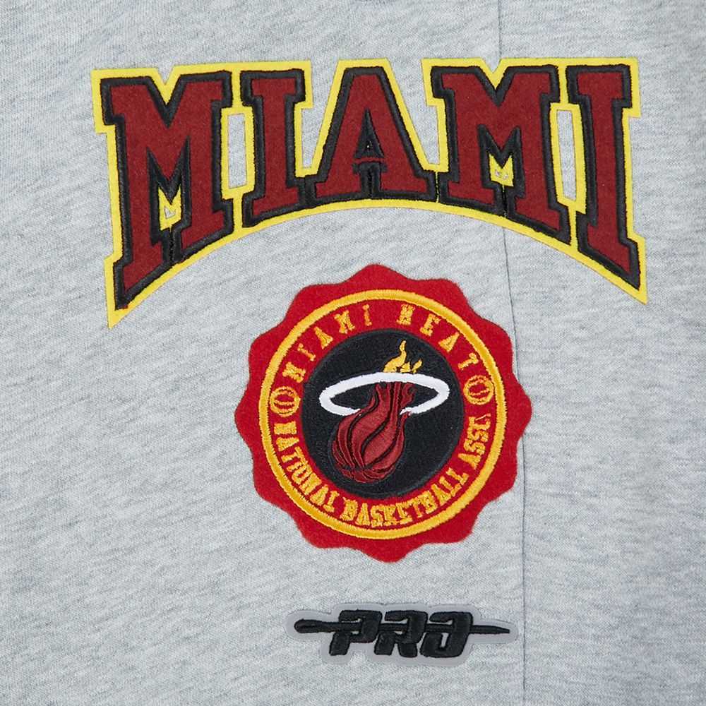 Pro Standard Women's Miami Heat Grey Crest Emblem Sweatpants product image