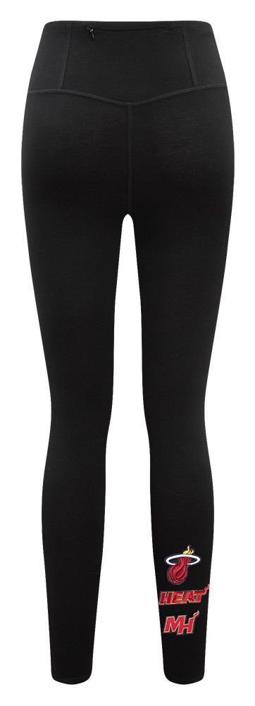 Pro Standard Women's Miami Heat Black Retro Classic Jersey Leggings product image