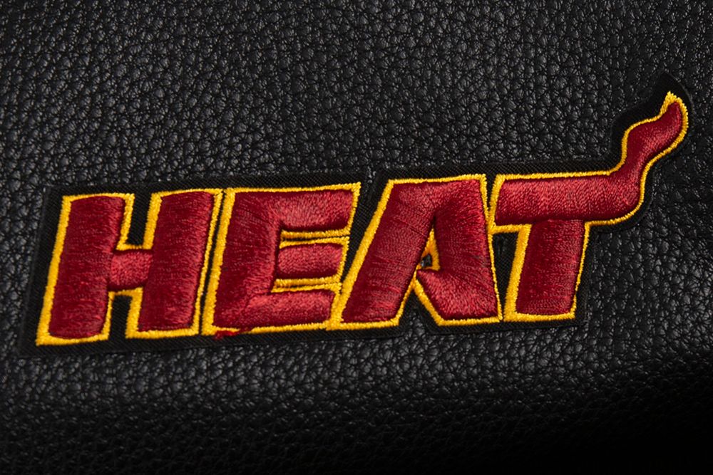 Pro Standard Women's Miami Heat Black Classic Wool Varsity Jacket product image