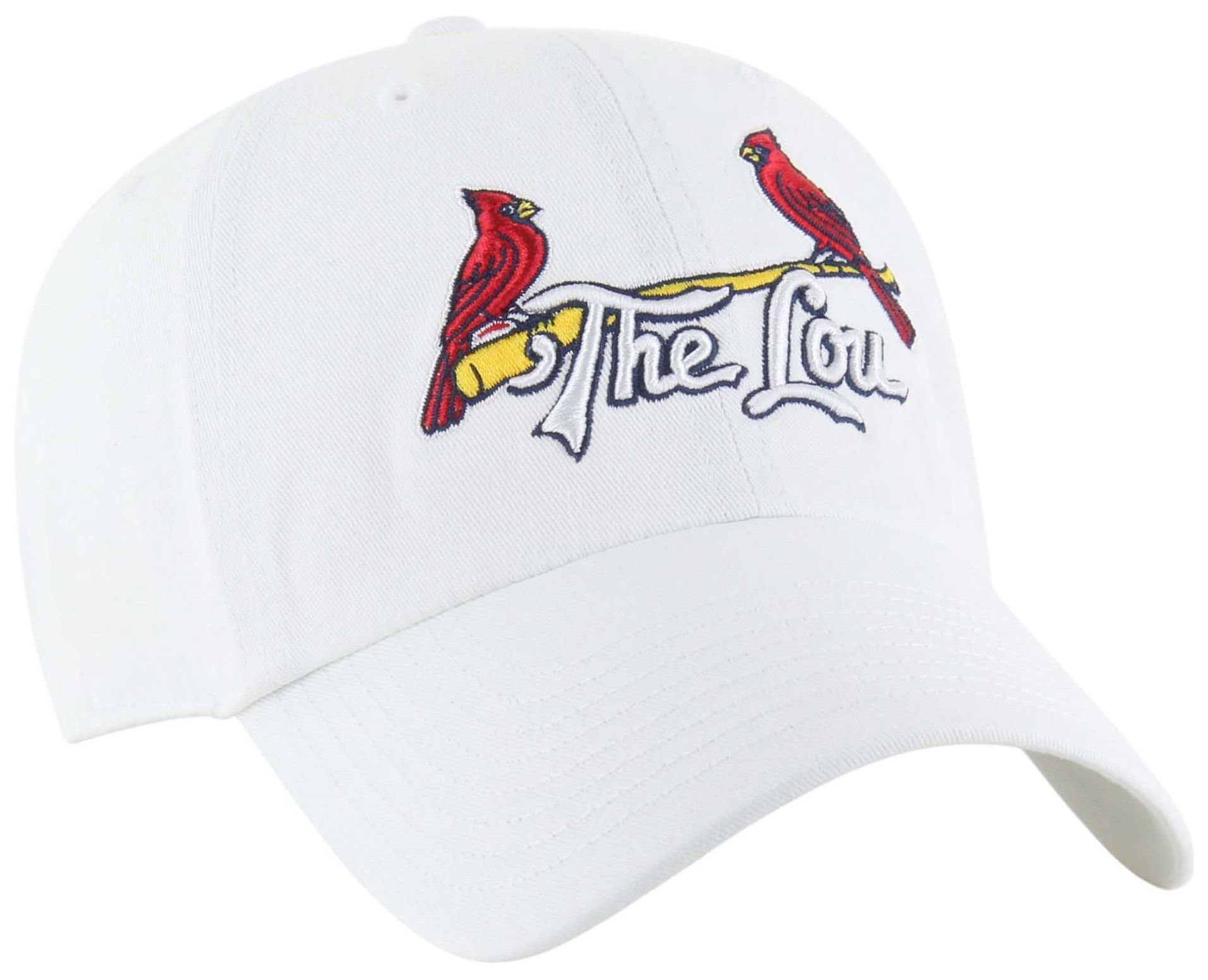 47 Adult St. Louis Cardinals City Connect White Script Clean Up Adjustable Hat product image