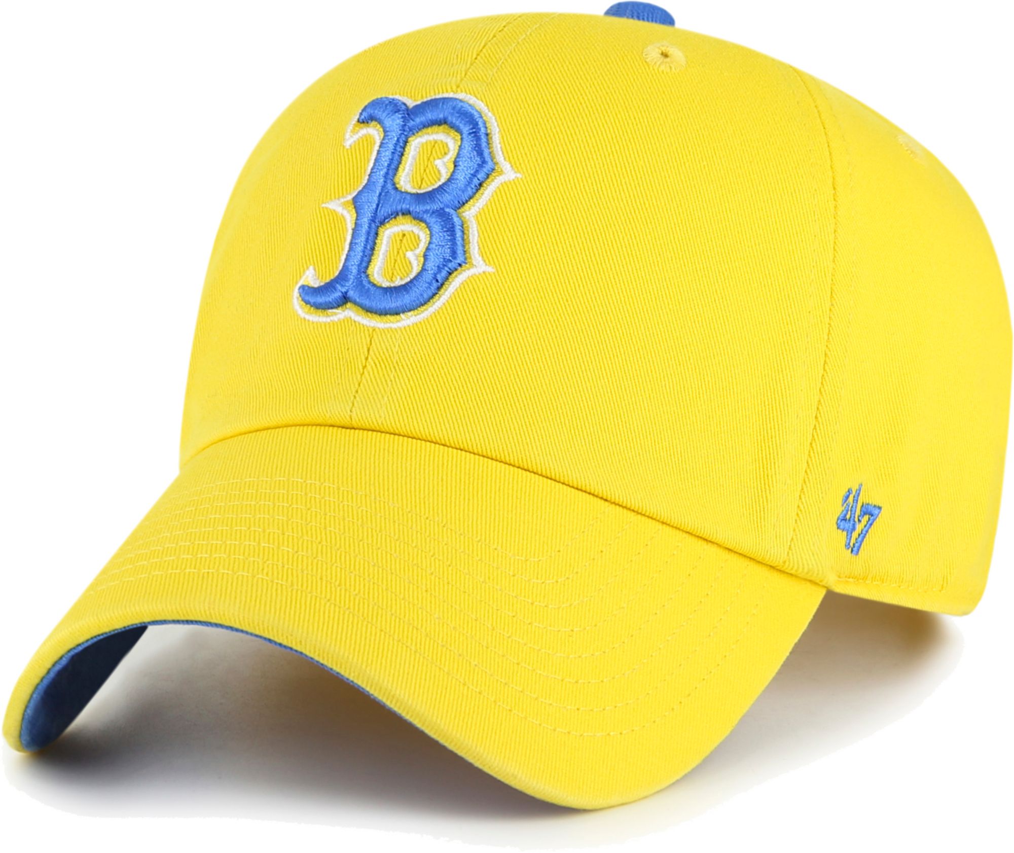 '47 Men's Boston Red Sox Yellow Clean Up Adjustable Hat product image