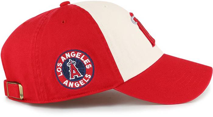 47 Men's Los Angeles Angels Black Clean Up Adjustable Hat