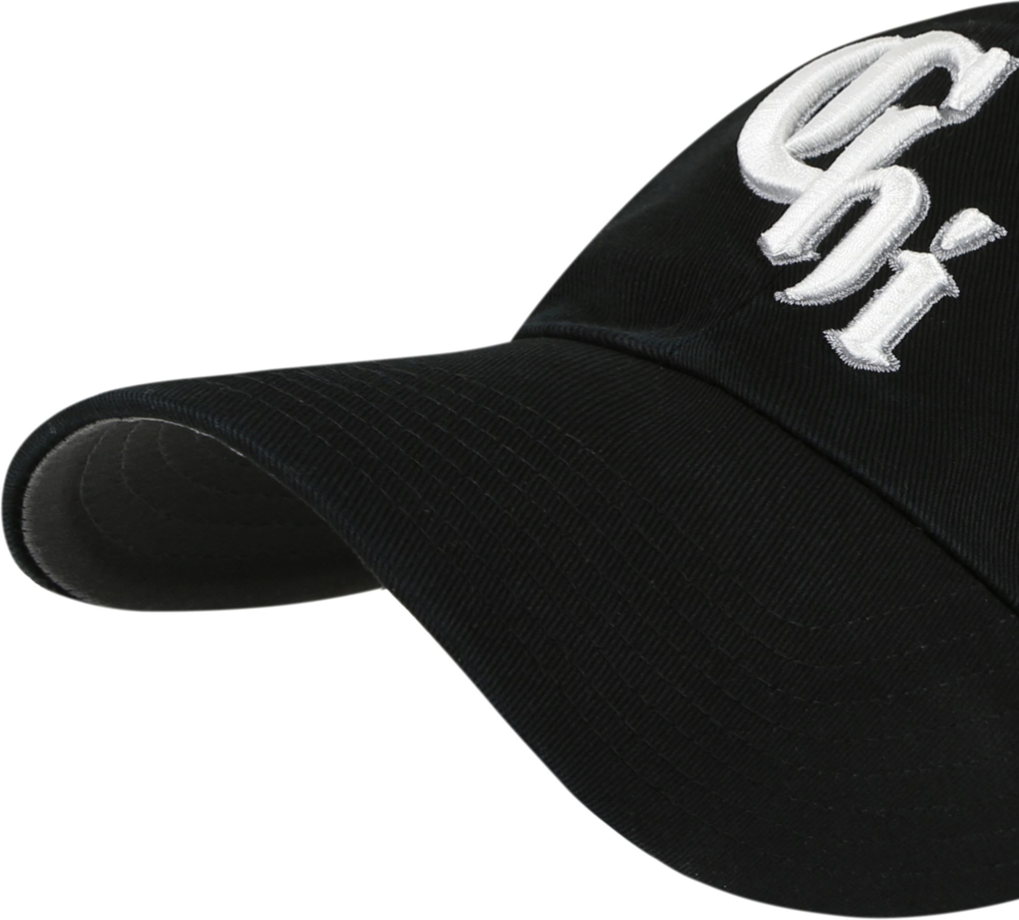 '47 Men's Chicago White Sox Black Clean Up Adjustable Hat product image