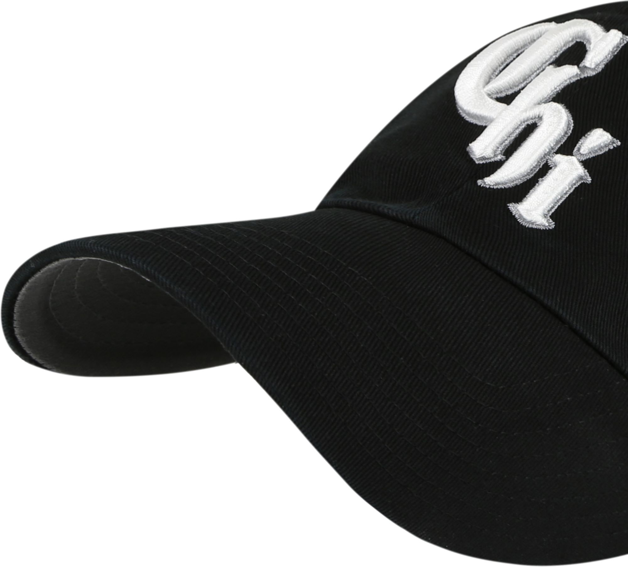 '47 Men's Chicago White Sox Black Clean Up Adjustable Hat