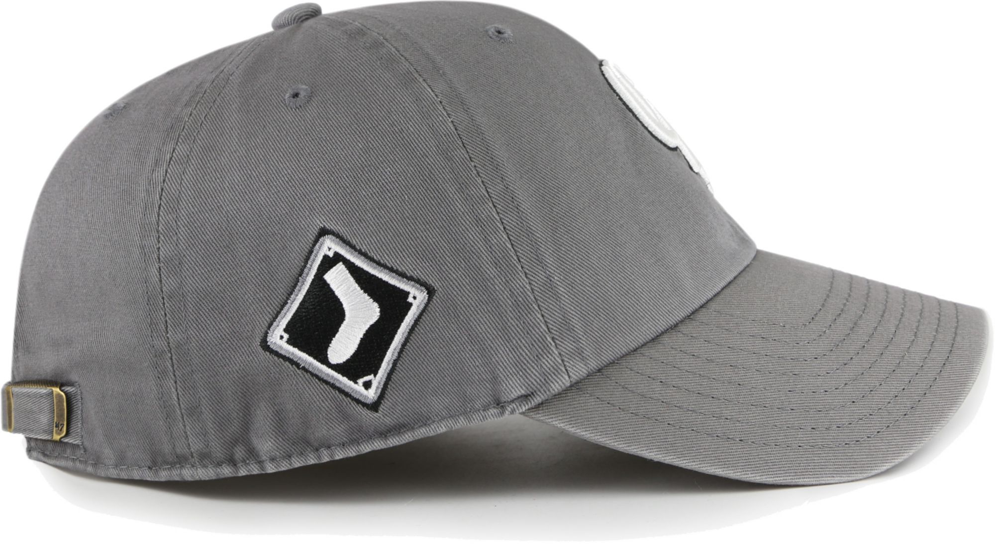 '47 Men's Chicago White Sox Gray Clean Up Adjustable Hat product image