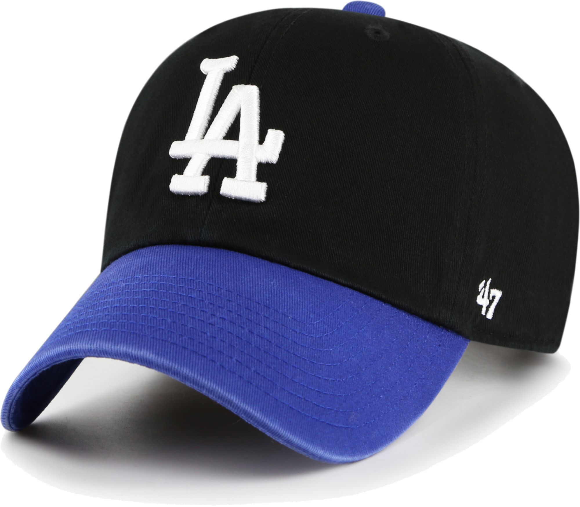 '47 Men's Los Angeles Dodgers Black Clean Up Adjustable Hat product image