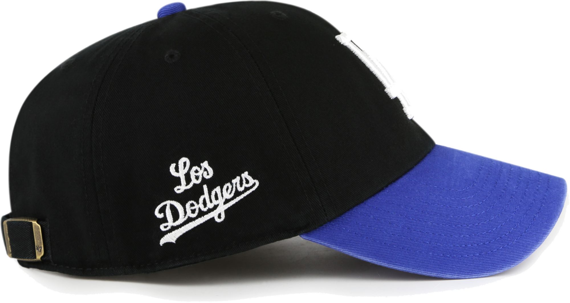 '47 Men's Los Angeles Dodgers Black Clean Up Adjustable Hat product image