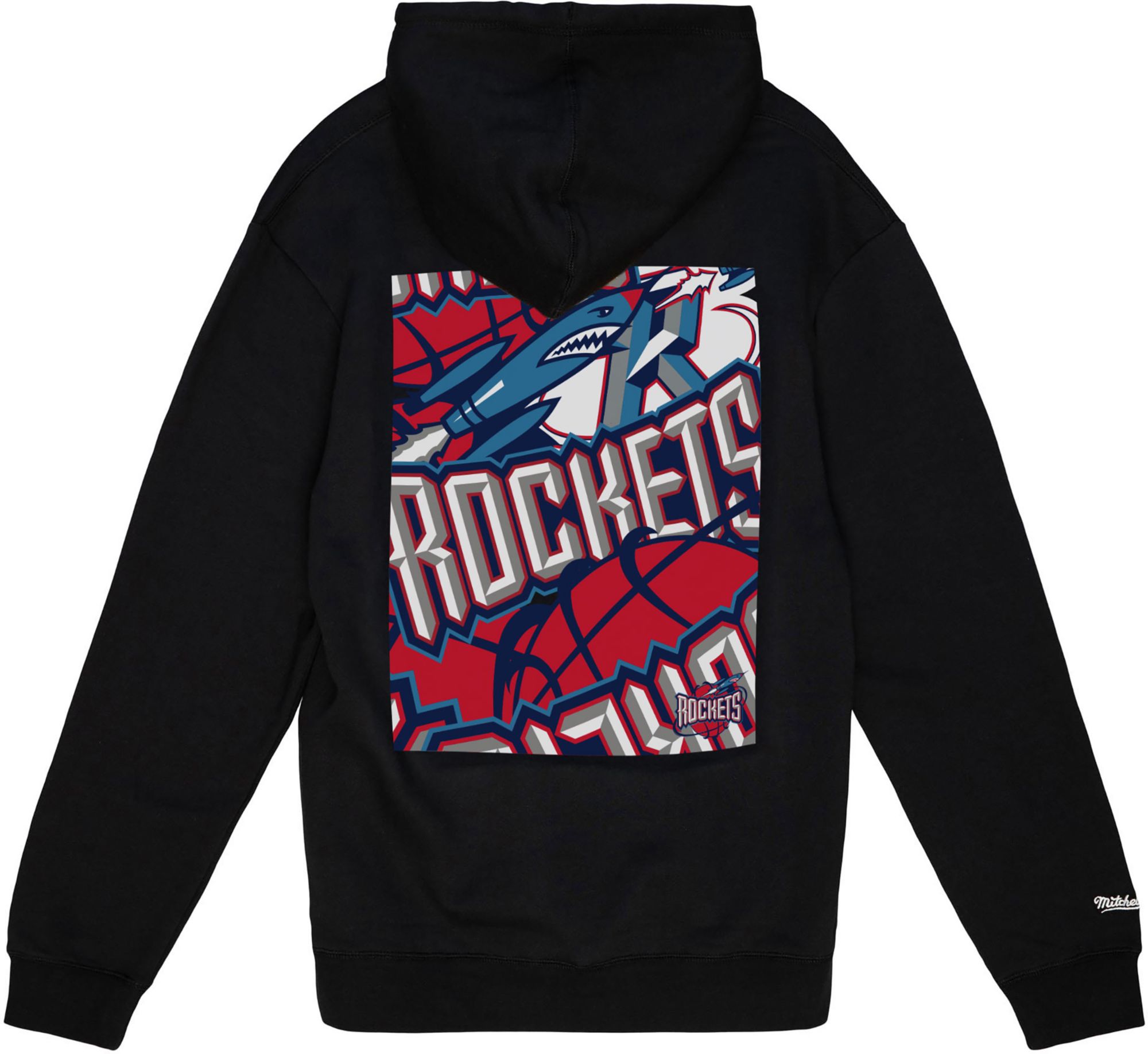 Mitchell & Ness Men's Houston Rockets Black Hoodie product image
