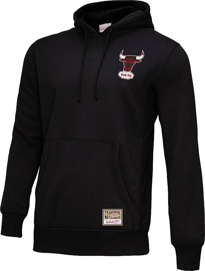 Mitchell & Ness Chicago Bulls Short Sleeve Hoodie Sweatshirt