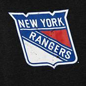 Mitchell & Ness New York Rangers Distressed Logo Black Pullover Hoodie product image