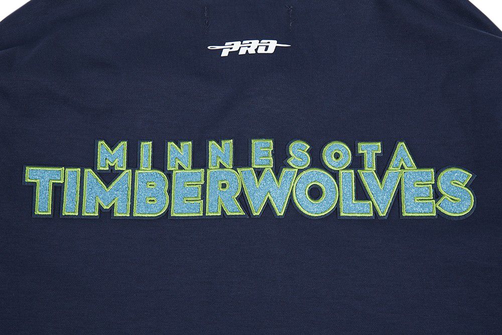 Pro Standard Men's Minnesota Timberwolves Navy Classic Warm Up Jacket product image