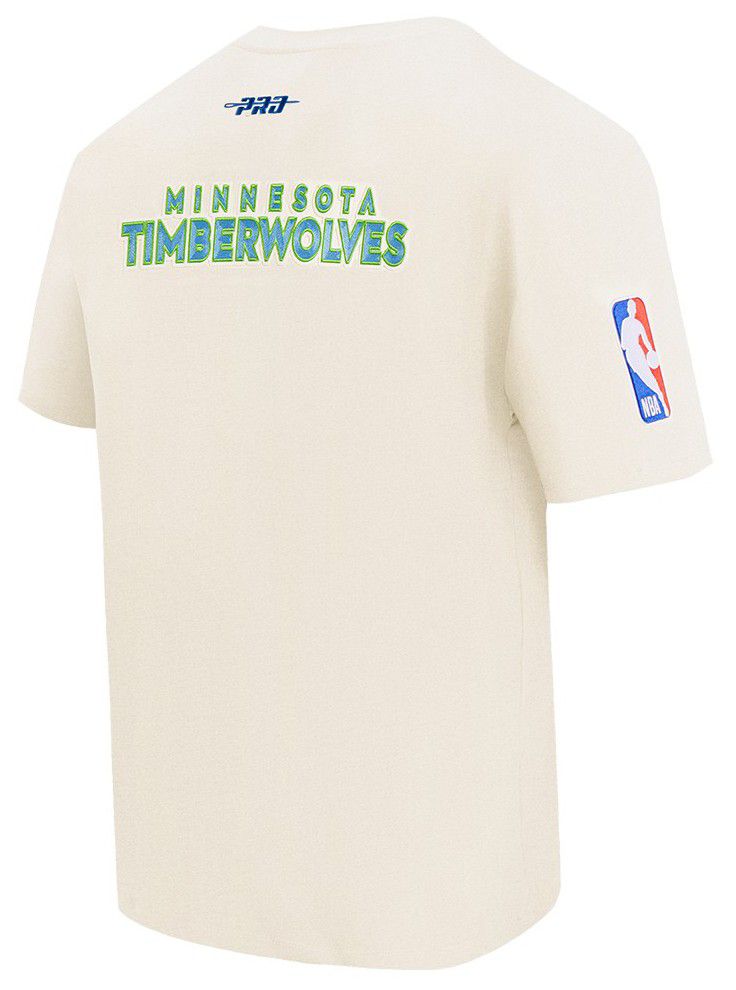Pro Standard Men's Minnesota Timberwolves Cream Best of Drop Shoulder T-Shirt product image