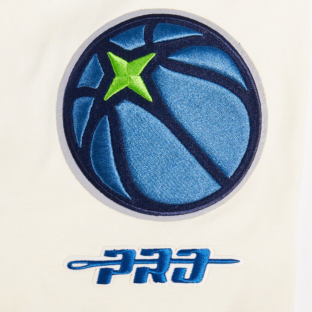 Pro Standard Men's Minnesota Timberwolves Cream Best of Drop Shoulder T-Shirt product image