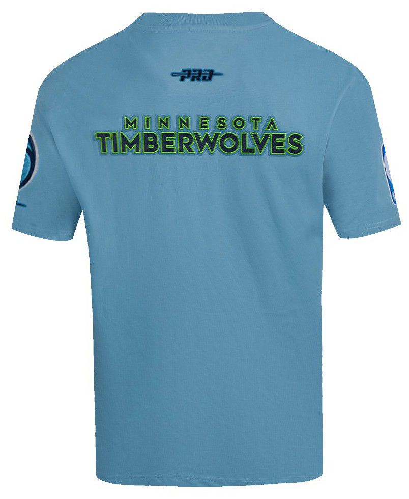 Pro Standard Men's Minnesota Timberwolves Blue Best of Drop Shoulder T-Shirt product image