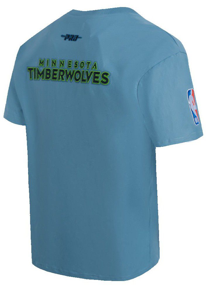 Pro Standard Men's Minnesota Timberwolves Blue Best of Drop Shoulder T-Shirt product image