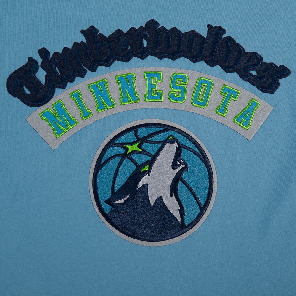 Pro Standard Men's Minnesota Timberwolves Blue Best of Drop Shoulder T-Shirt product image