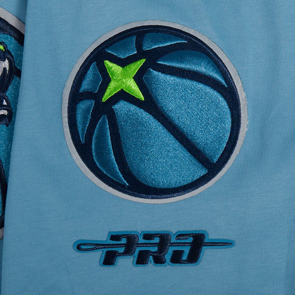 Pro Standard Men's Minnesota Timberwolves Blue Best of Drop Shoulder T-Shirt product image