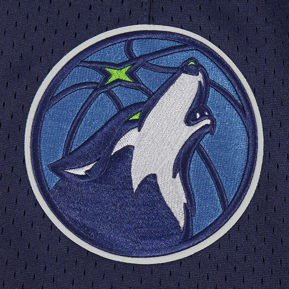 Pro Standard Men's Minnesota Timberwolves Navy Practice 6in DNA Shorts product image