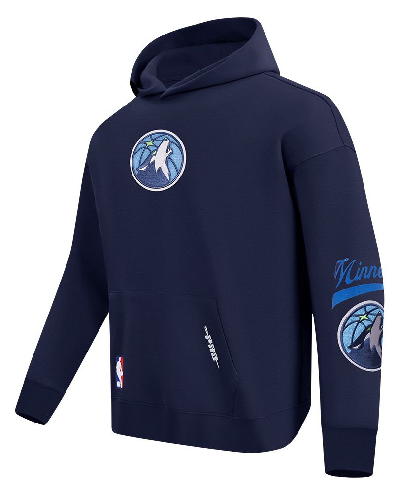 Pro Standard Men's Minnesota Timberwolves Navy Living Large Hoodie product image