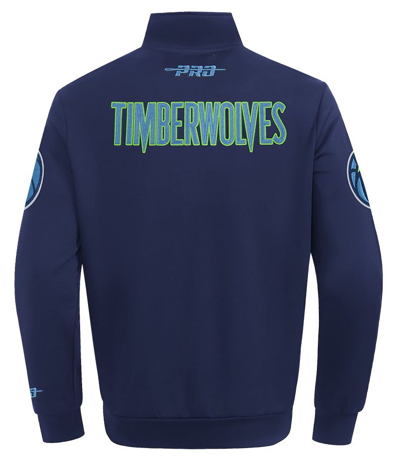 Pro Standard Men's Minnesota Timberwolves Navy City Arch 1/4 Zip product image