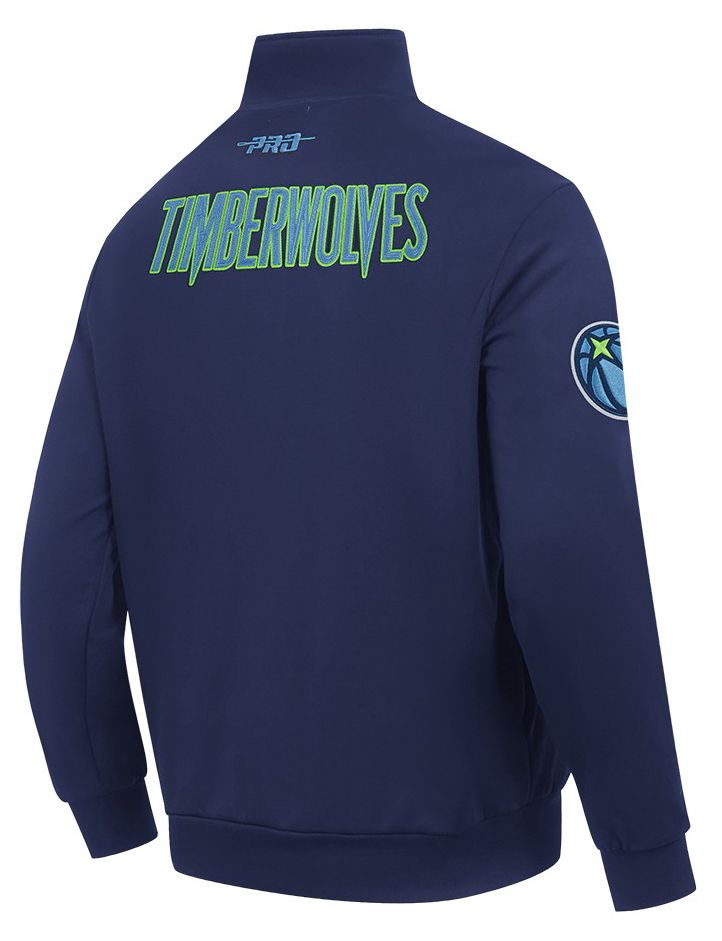 Pro Standard Men's Minnesota Timberwolves Navy City Arch 1/4 Zip product image