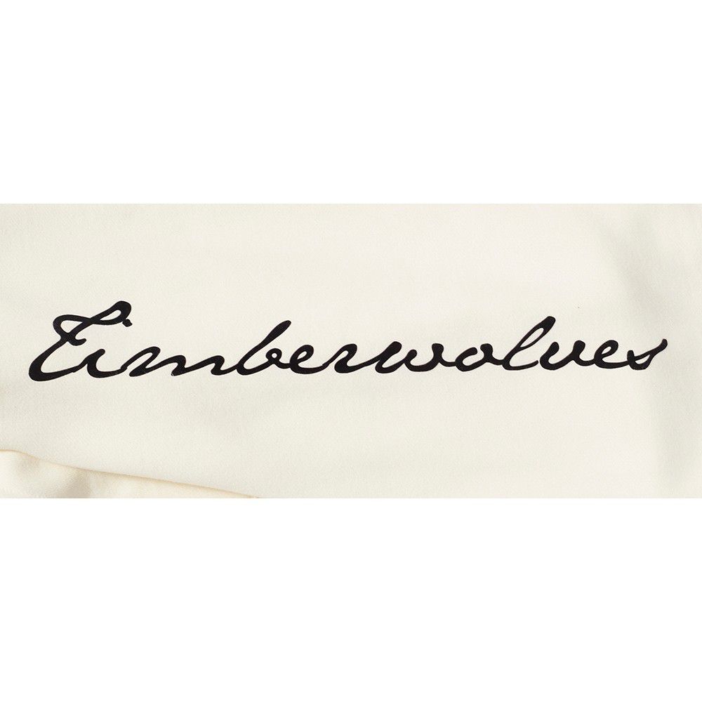 Pro Standard Men's Minnesota Timberwolves Off White Fire And Roses Washed Hoodie product image