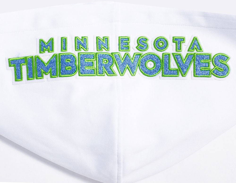 Pro Standard Men's Minnesota Timberwolves White Classic Chenille Pullover Hoodie product image