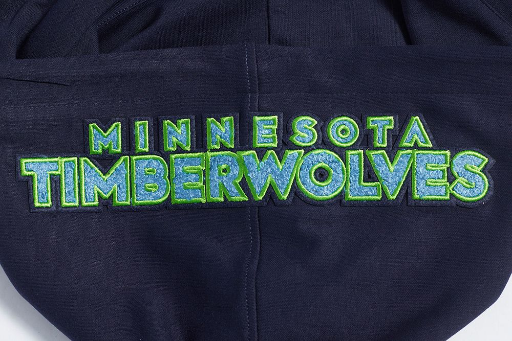 Pro Standard Adult Minnesota Timberwolves Navy Chenille Hoodie product image