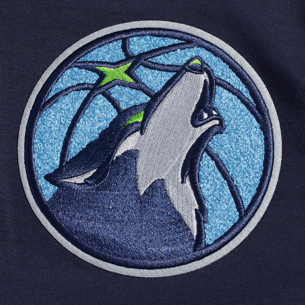 Pro Standard Adult Minnesota Timberwolves Navy Chenille Hoodie product image