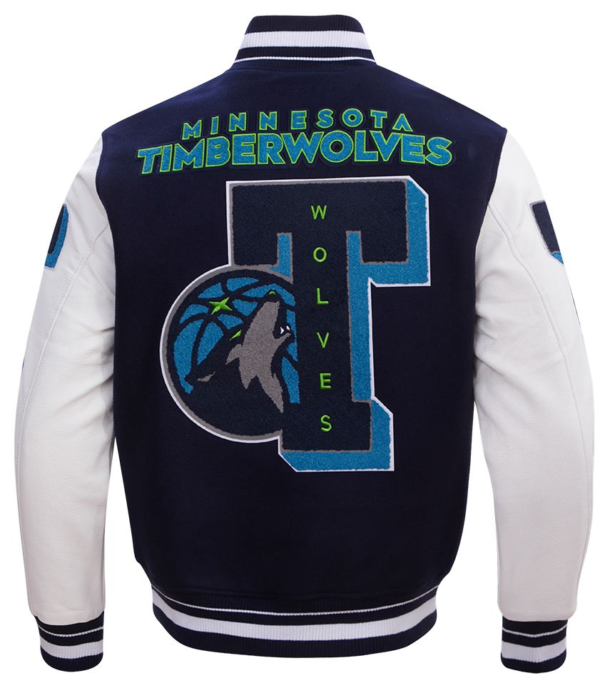 Pro Standard Adult Minnesota Timberwolves Mashup Varsity Jacket product image