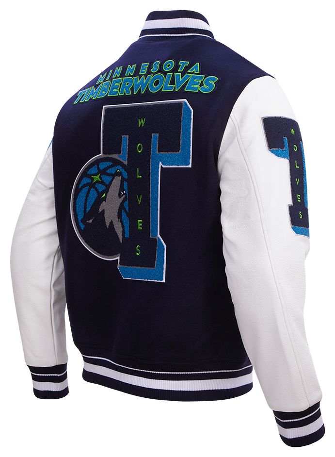 Pro Standard Adult Minnesota Timberwolves Mashup Varsity Jacket product image
