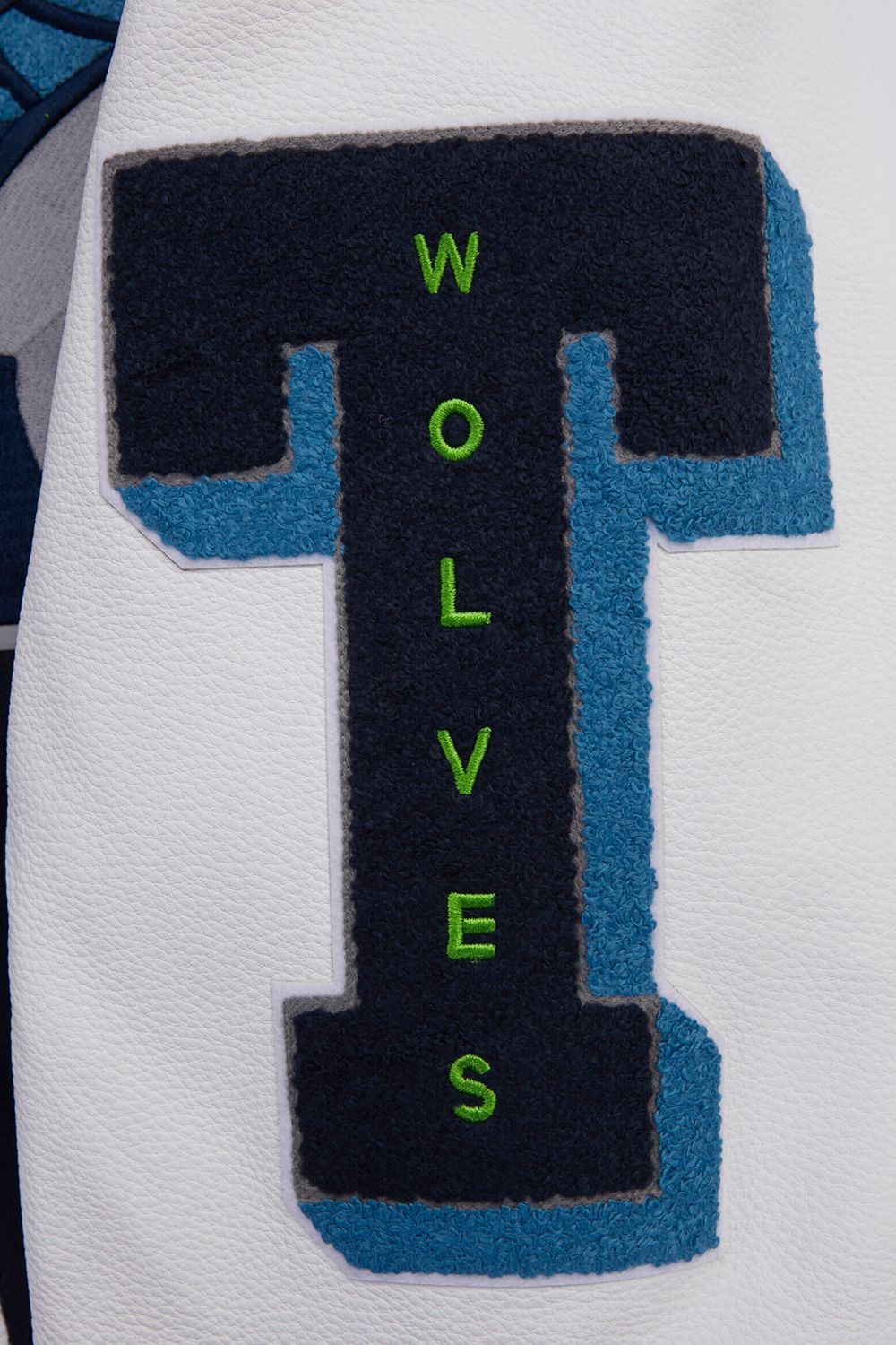 Pro Standard Adult Minnesota Timberwolves Mashup Varsity Jacket product image
