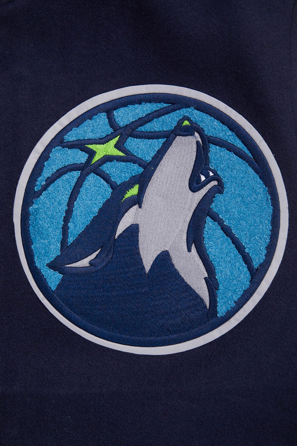 Pro Standard Adult Minnesota Timberwolves Mashup Varsity Jacket product image