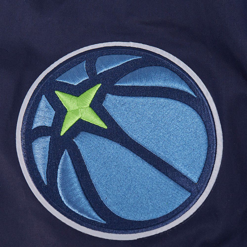 Pro Standard Men's Minnesota Timberwolves Navy Living Large Jacket product image