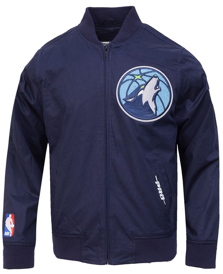 Pro Standard Men's Minnesota Timberwolves Navy Living Large Jacket product image