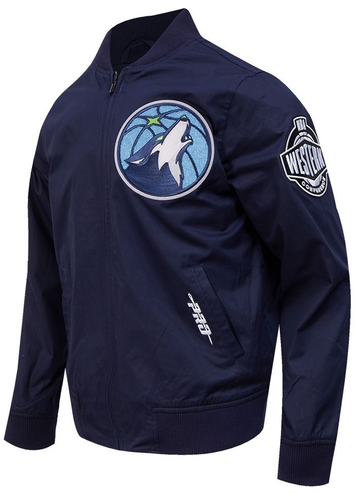 Pro Standard Men's Minnesota Timberwolves Navy Living Large Jacket product image