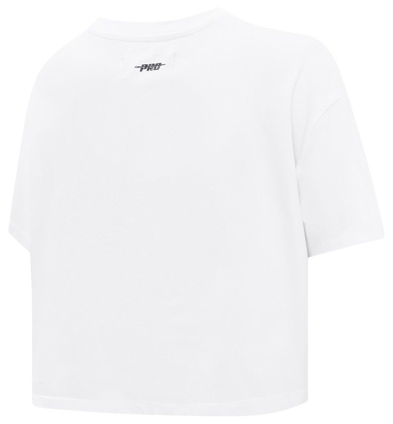 Pro Standard Women's Minnesota Timberwolves White Sketchbook Boxy T-Shirt product image