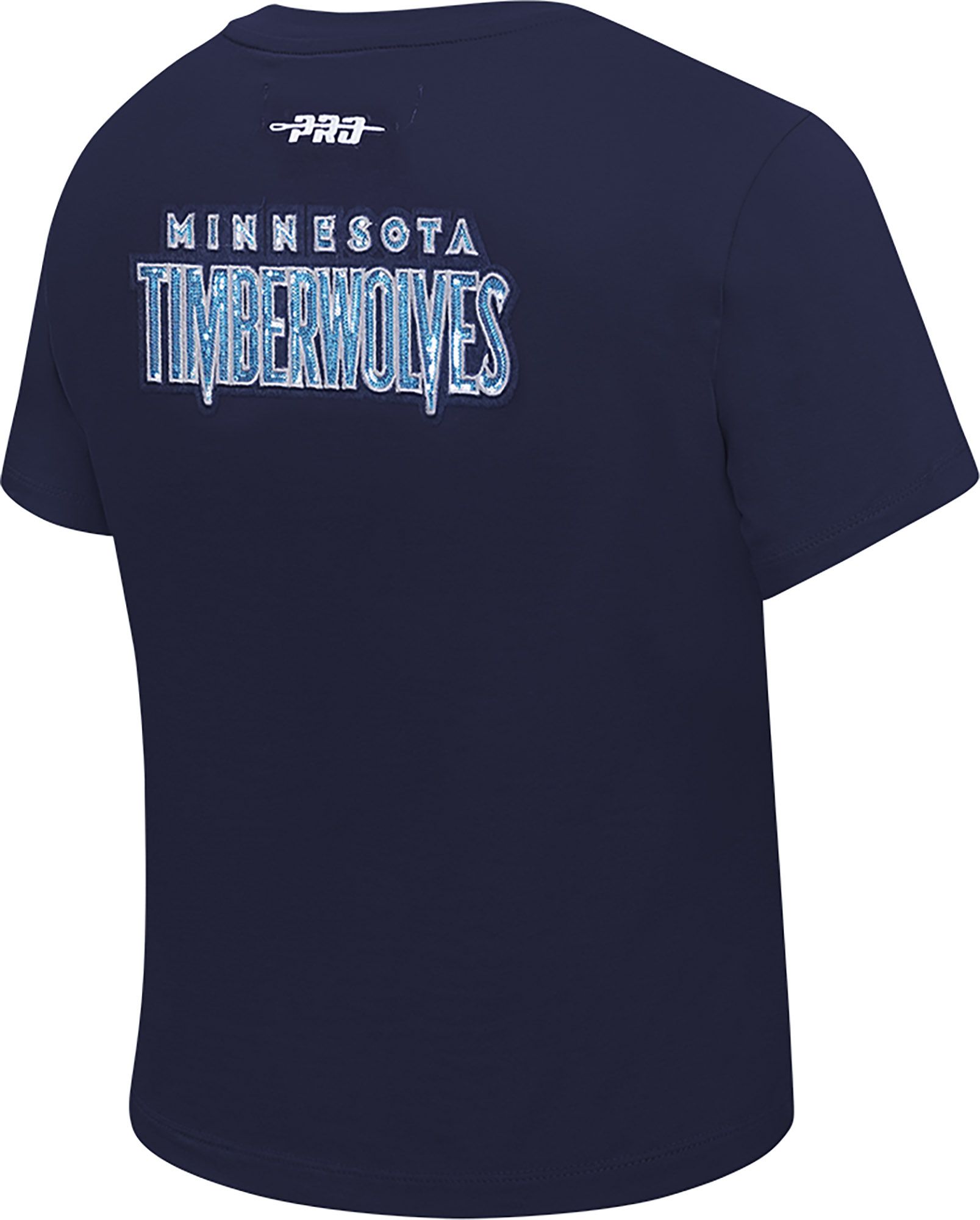 Pro Standard Women's Minnesota Timberwolves Navy Game Day Classics Baby Doll T-Shirt product image