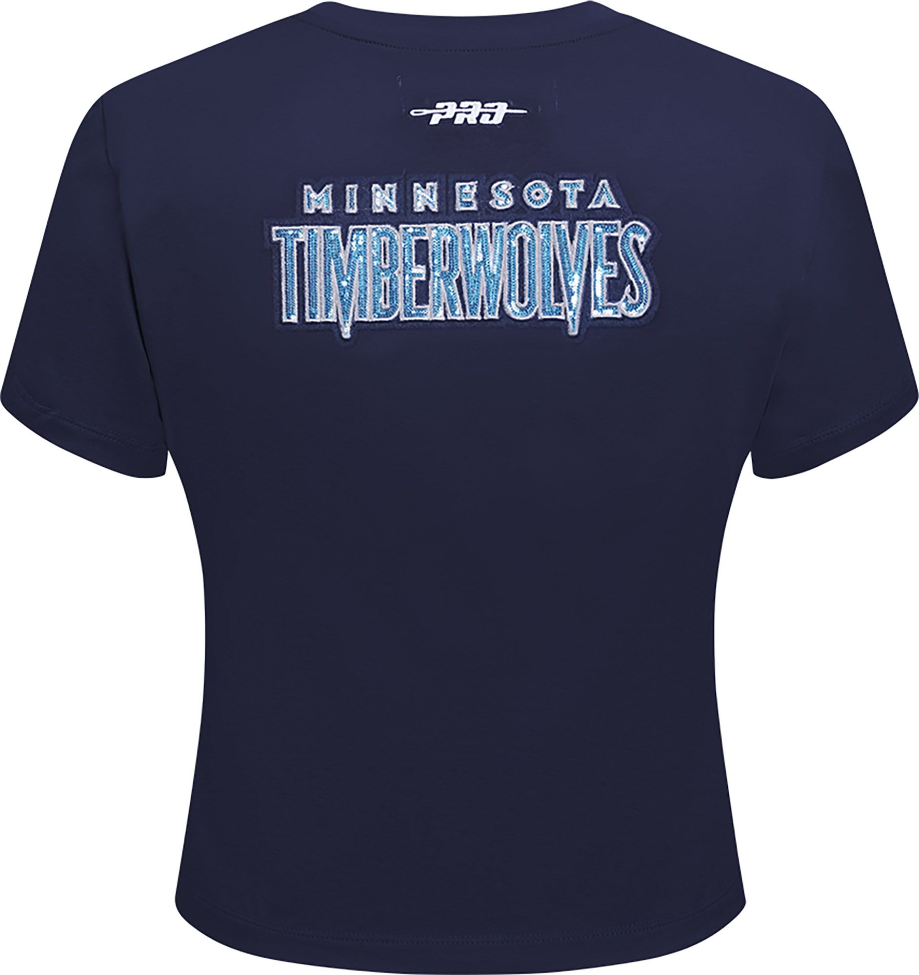 Pro Standard Women's Minnesota Timberwolves Navy Game Day Classics Baby Doll T-Shirt product image