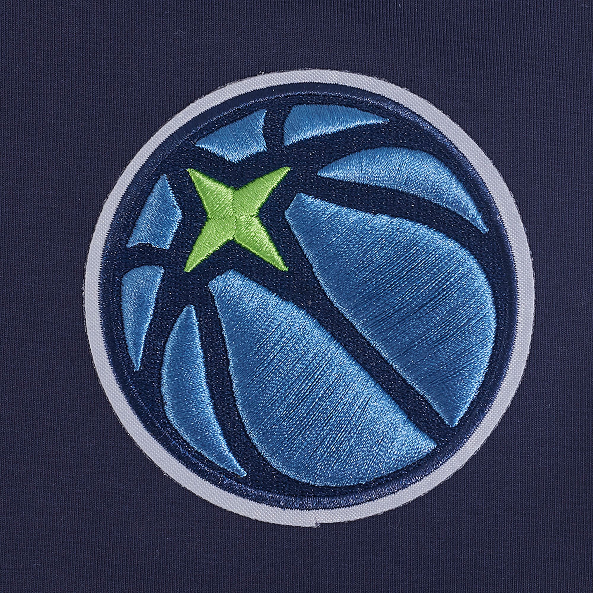 Pro Standard Women's Minnesota Timberwolves Navy Game Day Classics Baby Doll T-Shirt product image
