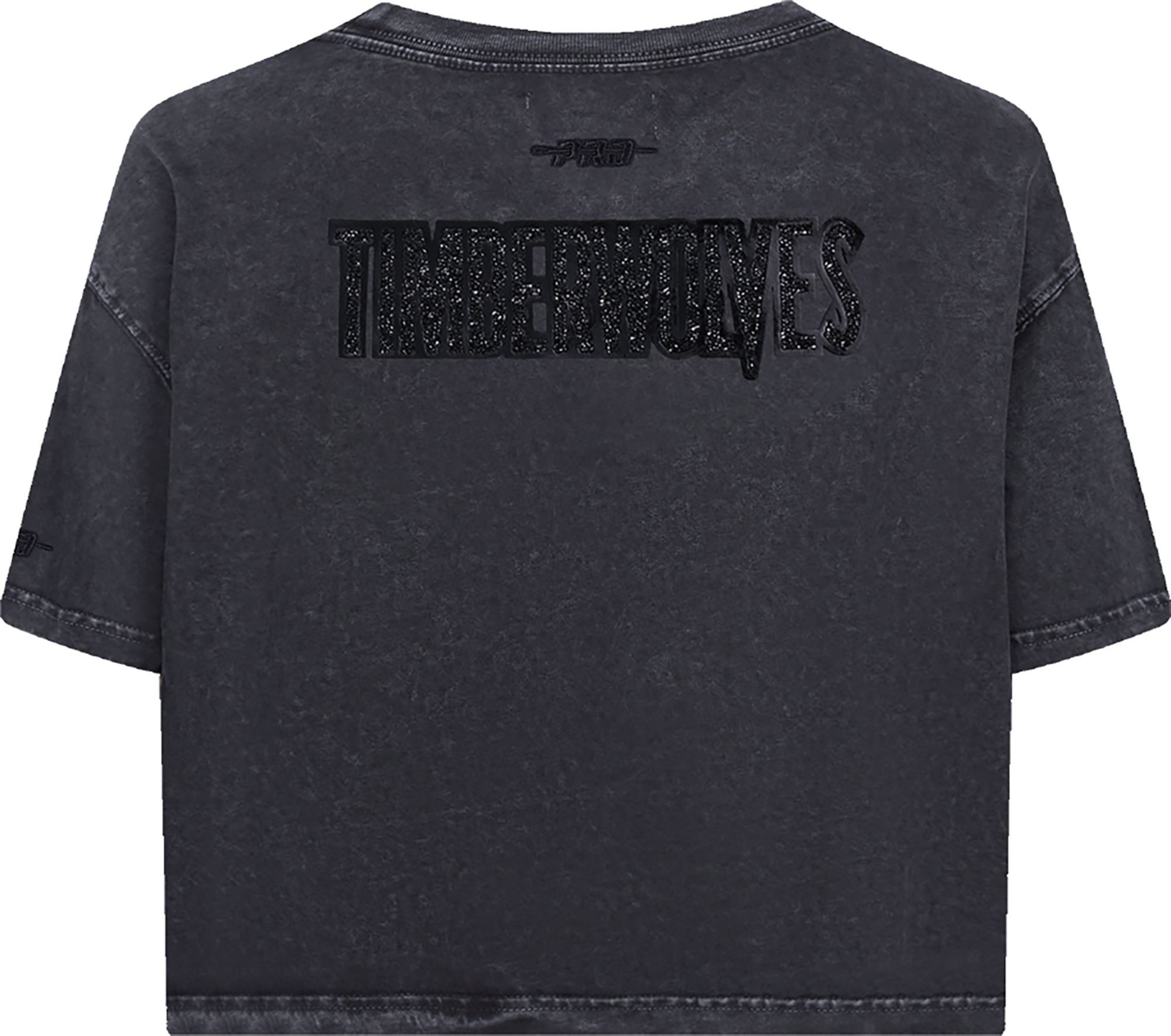 Pro Standard Women's Minnesota Timberwolves Black Crystalline Boxy Short Sleeve T-Shirt product image