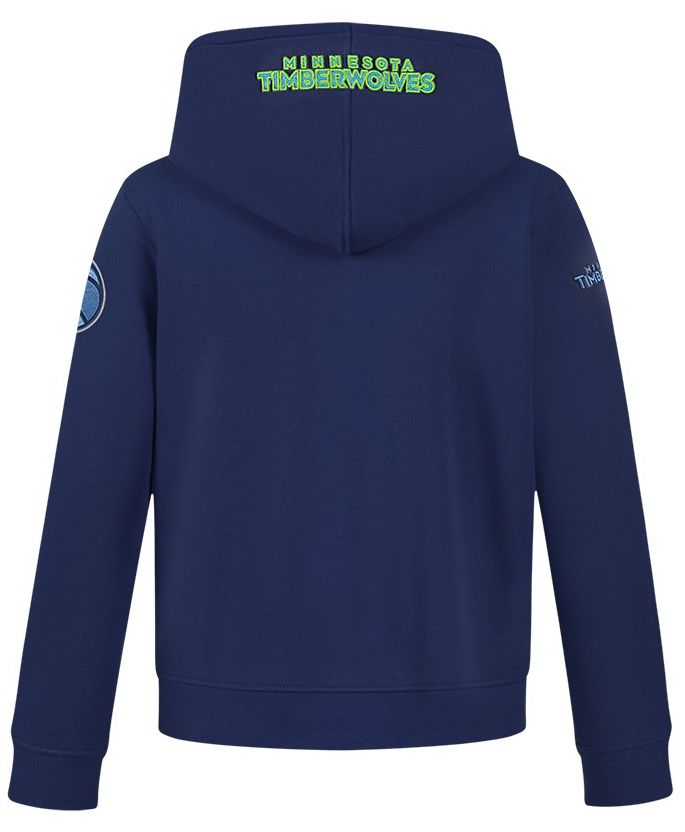 Pro Standard Youth Minnesota Timberwolves Navy Fleece Pullover Hoodie product image