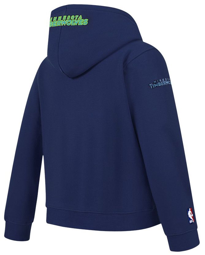 Pro Standard Youth Minnesota Timberwolves Navy Fleece Pullover Hoodie product image