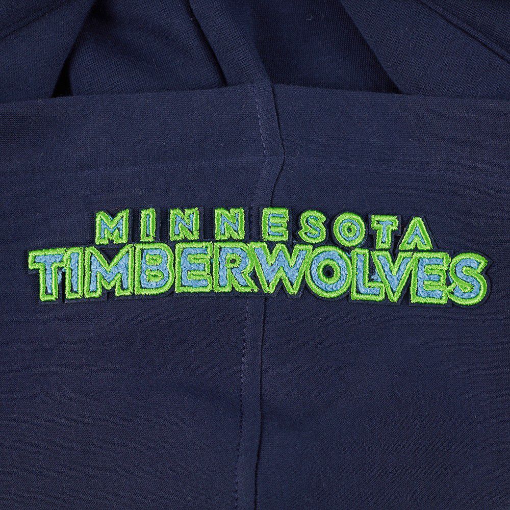 Pro Standard Youth Minnesota Timberwolves Navy Fleece Pullover Hoodie product image