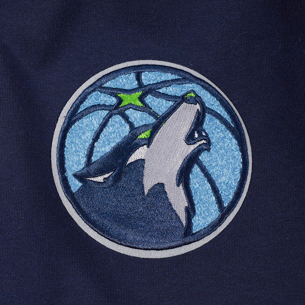 Pro Standard Youth Minnesota Timberwolves Navy Fleece Pullover Hoodie product image