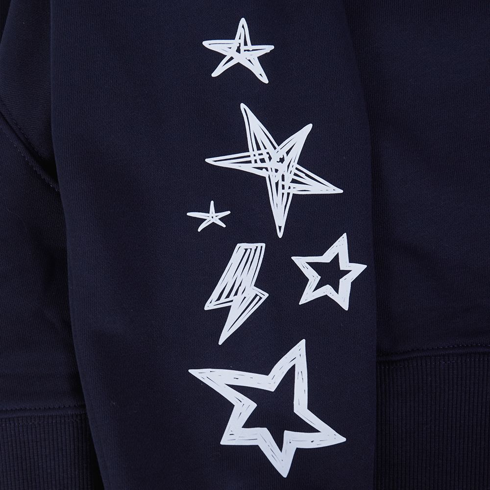 Pro Standard Women's Minnesota Timberwolves Navy Sketchbook Crewneck Sweatshirt product image