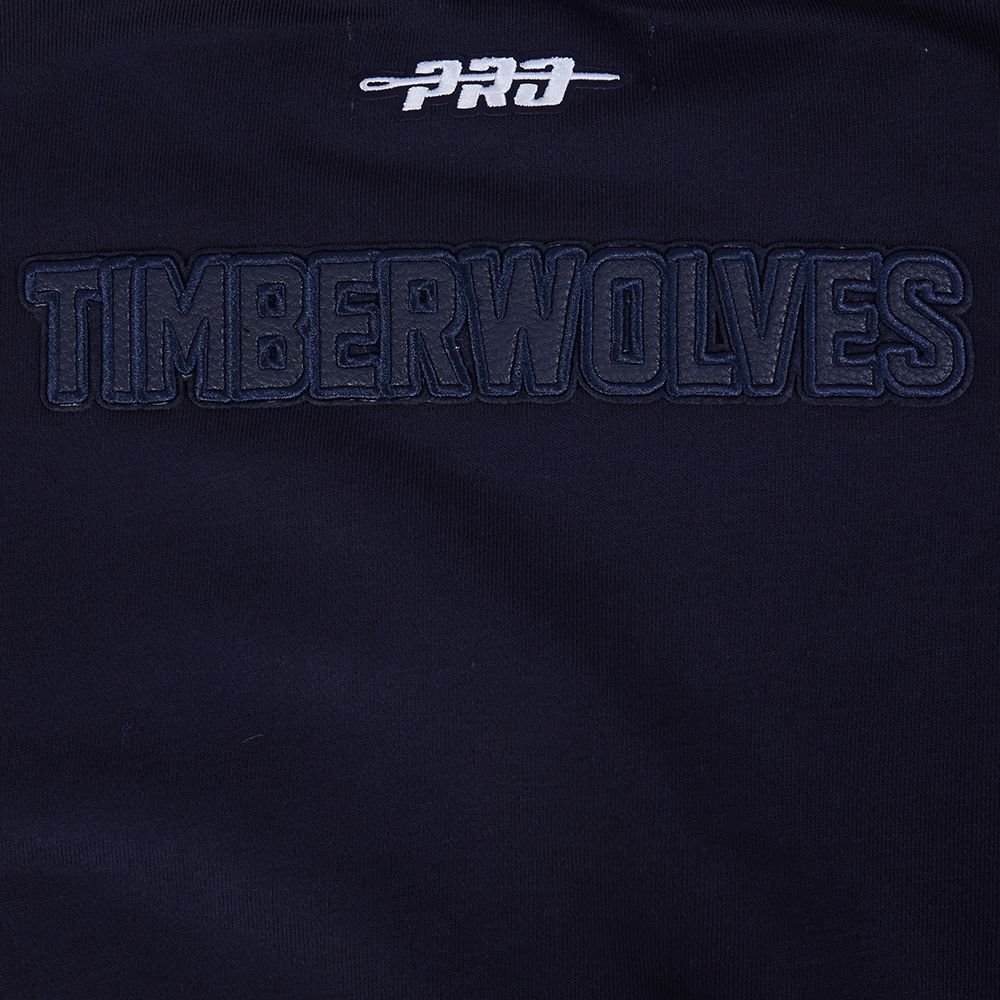 Pro Standard Women's Minnesota Timberwolves Navy Sketchbook Crewneck Sweatshirt product image
