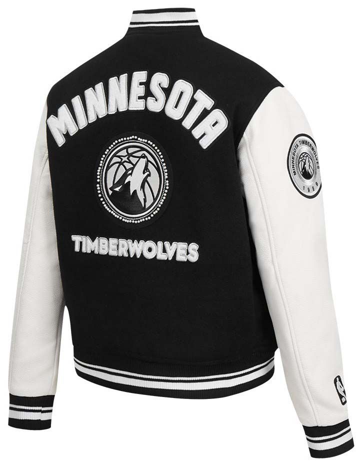 Pro Standard Women's Minnesota Timberwolves Pearly Varsity Jacket product image