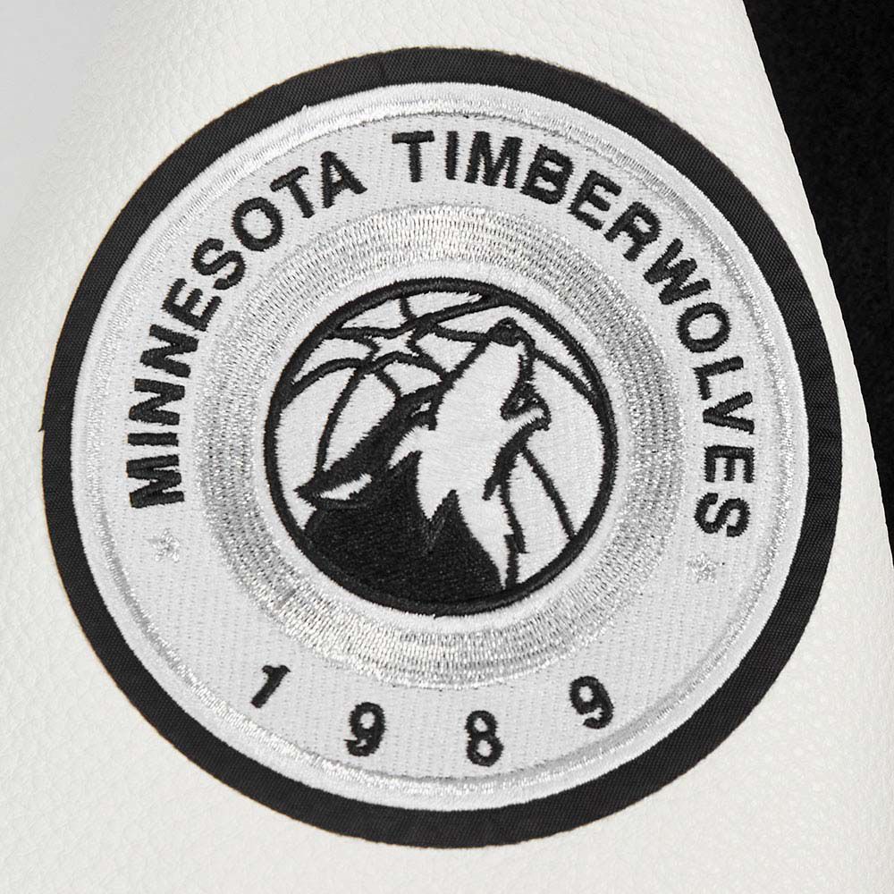 Pro Standard Women's Minnesota Timberwolves Pearly Varsity Jacket product image